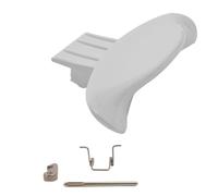 sparefixd White Door Handle Kit to Fit Hotpoint Washing Machine
