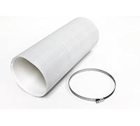 Sparegetti Portable Air Conditioner Replacement Hose and Jubilee Clip Fits Most B&Q Mobile Air Conditioning Units Where a 150 mm Diameter Hose Is Required