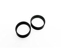 Spares Plus Dirt Devil Belts Pack of 2 for D150,250,500,550,553,555 Vacuum Cleaner, Flat Belt, Black Rubber