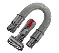 SPARES2GO 1.4m Compact Extension Hose + Stubborn Dirt Brush Kit for Dyson CY22 CY23 Cinetic Big Ball Animal Vacuum Cleaner