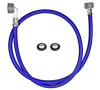 SPARES2GO 1.5m Cold Water Fill Hose + 2 x Inlet Washers with Filter Mesh for Siemens Washing Machine