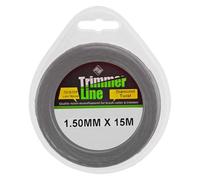 SPARES2GO 1.5mm Low Noise 15m Long Strimmer Trimmer Brush Cutter Pro Cord Line