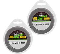 SPARES2GO 1.5mm Low Noise Strimmer Line Spool Refil for Qualcast GT25 GT30 GGT3001 GGT4001 GGT4502 GGT600A1 GT2518 GT2826 Strimmers (Extra Long 2 x 15m)