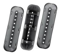 SPARES2GO 10 Hole Drum Paddle Lifter Arms for Indesit Washing Machines (183mm x 53mm, Pack of 3) - Fitment List B