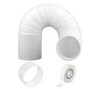 SPARES2GO 10m Vent Hose 5" Extension PVC Duct Tube Pipe Kit Compatible with Delonghi Fits Pinguino Air Conditioner