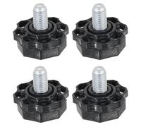 SPARES2GO 10mm Thread Adjustable Levelling Castor Foot Leg for Beko Washing Machine (Pack of 4 Feet)