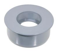 Spares2Go 110mm Soil Pipe Reducer Boss Adaptor Solvent Weld Waste Push Fit Ring Seal (Grey)
