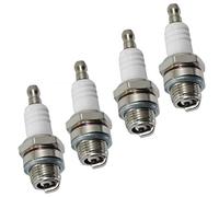 SPARES2GO 12mm Short Reach Spark Plug compatible with NGK BM4A BMR4A BM6A BM7 BM7A stk 5728 (Pack of 4)