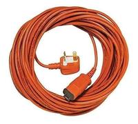 SPARES2GO 15 Metre Cable & Lead Plug for Flymo HoverVac HV280 HV2800 HV3000 HV4000 Lawnmower (15m)