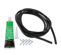 Spares2go 2.4m 4 Sided 90º Door Seal and Glue Sealant for Universal Oven Cooker