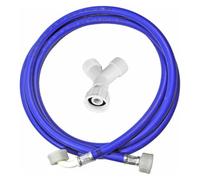 Spares2Go 2.5M Hose And Y Piece Connector Inlet Splitter For Appliance Dishwasher Washing Machine