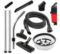 SPARES2GO 2.5m Hose Filter Rods + Full Brush Tools Kit for Numatic Henry Hetty Vacuum Cleaner