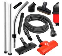Spares2go 2.5m Hose Rods + Turbo Turbine Tool Kit for Numatic Henry Hetty James Vacuum Cleaners