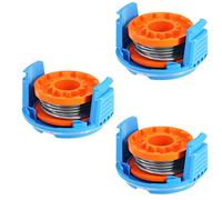 SPARES2GO 2.5m Line Spool Cover for Mac Allister MGTP18Li Strimmer Trimmer (Pack of 3)