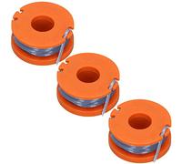 SPARES2GO 2.5m Line & Spool for MacAllister MGTP18Li Strimmer Trimmer (Pack of 3)