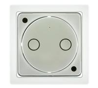 SPARES2GO 2 Channel WiFi Socket Box Timer Switch 230v AC 50Hz, White (92 x 60 x 92mm)