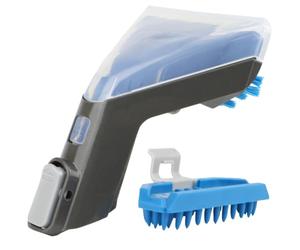 Spares2go 2 in 1 Upholstery & Pet Hair Attachment For VAX Carpet Cleaner | Fits Models: Rapid Power, Platinum SmartWash, Replaces Part Number: 1-9-142215 / 19142215, Antimicrobial Rubber Brush