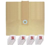 SPARES2GO 20 x Dust Bags for Titan 16L 20L 30L 40L Vacuum Cleaner + Freshener Tabs