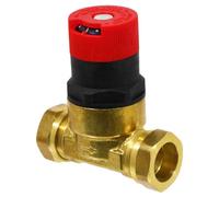 Spares2Go 22mm Straight Automatic Bypass Valve Abv Auto Boiler Trv Radiator Pressure (50L P/m)