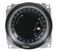 SPARES2GO 24 Hour Synchronous Time Switch Module with Manual Override, 230 V, (Black/White)