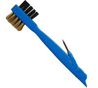 SPARES2GO 3-in-1 Oven Rack/Hob Gas Burner Cleaning & Scrubbing Brush Tool