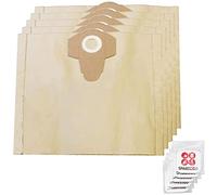 SPARES2GO 30L Strong Dust Bags compatible with Aldi Ferrex TVC1401.1 Vacuum Cleaner (Pack of 5 + Fresheners)
