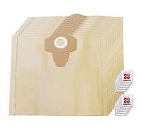 SPARES2GO 30L Strong Dust Bags Compatible with Hitachi QB35E Vacuum Cleaners (Pack of 10 + Freshener Tabs)