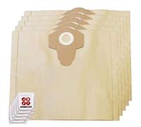 SPARES2GO 30L Strong Dust Bags Compatible with Hitachi QB35E Vacuum Cleaners (Pack of 5 + Freshener Tabs)