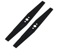 Spares2go 33cm Metal Blade for Qualcast MEH 33 Lawnmower (Pack of 2)
