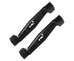 SPARES2GO 34cm Metal Blade Compatible with McGregor CLMF3634H MCR3634 MER1434 Lawnmower (Pack of 2)