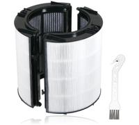 Spares2Go 360 Hepa Filter Compatible With Dyson Dp04 Hp04 Hp07 Hp09 Ph01 Ph02 Tp04 Tp06 + Cleaning Brush