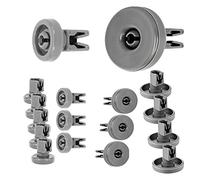 SPARES2GO 40mm Lower + 25mm Upper Basket Rack Wheels For Bosch Dishwasher (Pack of 16-8 Large, 8 Small)