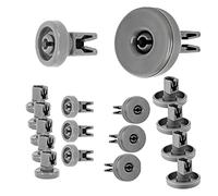 SPARES2GO 40mm Lower + 25mm Upper Basket Rack Wheels For Hotpoint Dishwasher (Pack of 16-8 Large, 8 Small)