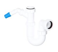 40mm Telescopic Sink Trap Kitchen Washing Machine Dishwasher 75mm Seal Water Discharge Kit