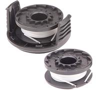 SPARES2GO 4m Cover Spool & Line for Qualcast N0F-GT-250/18-E GTLi18 Strimmer Trimmer (+ 1 Spare Spool)