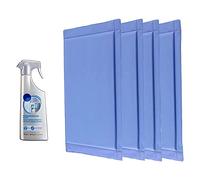 SPARES2GO 500ml Trigger Spray De-Icer + Defrost Mats for all models of Fridge Freezer