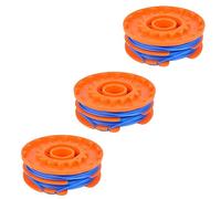 SPARES2GO 5m Twin Line & Spool for Ozito LTR-529U Trimmer Strimmer (Pack of 3)
