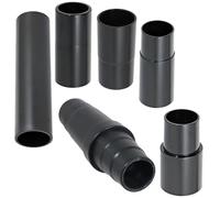Spares2go 6 Piece Tool Adapter Set compatible with Dewalt Vacuum Hose Adaptor Dust Port Extractor Sander Saw (30mm 32mm 35mm 38mm)