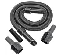 SPARES2GO 6m Extension Pipe Hose Kit for Sealey Vacuum Cleaner (6 Metre Hose + 3 x Adaptors)