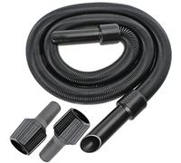 SPARES2GO 6m Extension Pipe Hose Kit for Titan Vacuum Cleaners (6 Metre Hose + 3 x Adaptors)