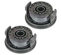 SPARES2GO 6m Line Spool & Cover Compatible with Qualcast CLGT2425H/A Strimmer Trimmer (1.5mm, Pack of 2)