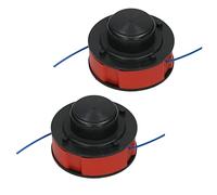 SPARES2GO 8m Line & Spool Compatible with B&Q Fits Performance Power PGT220 PGT300 TRY220SGTB PWR220W PWR300W PWR250SGTB Strimmer Trimmer (Pack of 2)