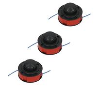 SPARES2GO 8m Line & Spool for Mac Allister MGT300 Strimmer Trimmer (Pack of 3)