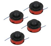 SPARES2GO 8m Line & Spool for Mac Allister MGT300 Strimmer Trimmer (Pack of 4)