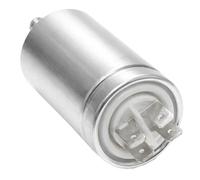 SPARES2GO 8UF Motor Start Run Capacitor - Metal Case
