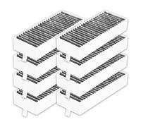 SPARES2GO Activated Carbon Filter for Bosch HEZ PIE PVQ PXX Cooker Hood (Pack of 8 Filters)