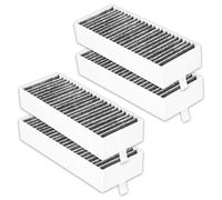 SPARES2GO Activated Carbon Filter for Gaggenau CA084010 CA282111 CV282 Cooker Hood (Pack of 4 Filters)