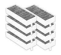 SPARES2GO Activated Carbon Filter for Neff T48PC7BX2 T48TD7BN2 T58PL6EX2 T58TL6EN2 Cooker Hood (Pack of 8 Filters)