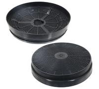 SPARES2GO Active Carbon Odour Filter for Logik Cooker Hood Vent Extractor (Pack of 2)