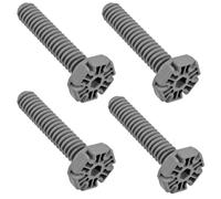 SPARES2GO Adjustable Leg Screw Foot for Logik Dishwasher LID45W13N LID60W14N (11cm, Pack of 4 Feet)